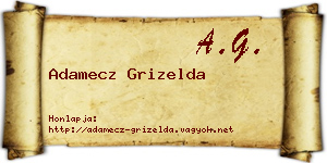 Adamecz Grizelda névjegykártya